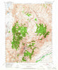Virginia City Nevada Historical topographic map, 1:62500 scale, 15 X 15 Minute, Year 1950