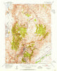 Virginia City Nevada Historical topographic map, 1:62500 scale, 15 X 15 Minute, Year 1950