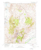 Virginia City Nevada Historical topographic map, 1:62500 scale, 15 X 15 Minute, Year 1950