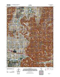 Vista Nevada Historical topographic map, 1:24000 scale, 7.5 X 7.5 Minute, Year 2011