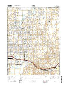 Vista Nevada Current topographic map, 1:24000 scale, 7.5 X 7.5 Minute, Year 2015