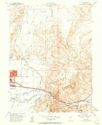 Vista Nevada Historical topographic map, 1:24000 scale, 7.5 X 7.5 Minute, Year 1957