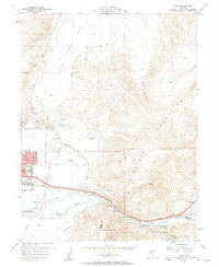 Vista Nevada Historical topographic map, 1:24000 scale, 7.5 X 7.5 Minute, Year 1957