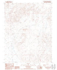 Volcanic Hills East Nevada Historical topographic map, 1:24000 scale, 7.5 X 7.5 Minute, Year 1987