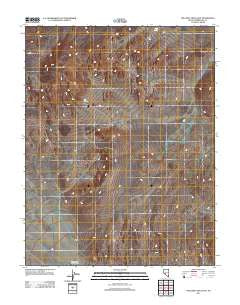 Volcanic Hills East Nevada Historical topographic map, 1:24000 scale, 7.5 X 7.5 Minute, Year 2011