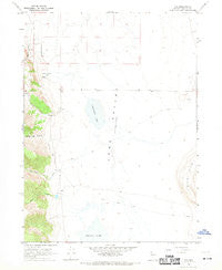 Vya Nevada Historical topographic map, 1:24000 scale, 7.5 X 7.5 Minute, Year 1966