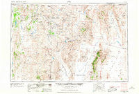 Vya Nevada Historical topographic map, 1:250000 scale, 1 X 2 Degree, Year 1954
