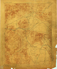 Wabuska Nevada Historical topographic map, 1:125000 scale, 30 X 30 Minute, Year 1894