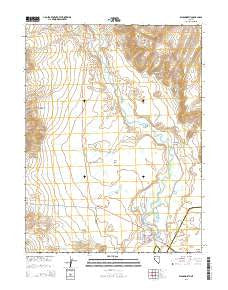 Wadsworth Nevada Current topographic map, 1:24000 scale, 7.5 X 7.5 Minute, Year 2014