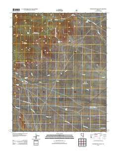 Wadsworth Ranch Nevada Historical topographic map, 1:24000 scale, 7.5 X 7.5 Minute, Year 2012