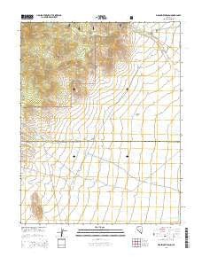 Wadsworth Ranch Nevada Current topographic map, 1:24000 scale, 7.5 X 7.5 Minute, Year 2014