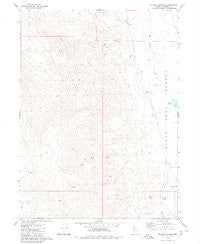 Wagner Springs Nevada Historical topographic map, 1:24000 scale, 7.5 X 7.5 Minute, Year 1980