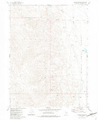 Wagner Springs Nevada Historical topographic map, 1:24000 scale, 7.5 X 7.5 Minute, Year 1980