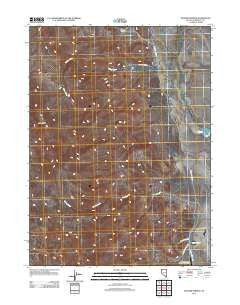 Wagner Springs Nevada Historical topographic map, 1:24000 scale, 7.5 X 7.5 Minute, Year 2011