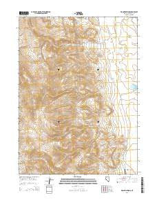 Wagner Springs Nevada Current topographic map, 1:24000 scale, 7.5 X 7.5 Minute, Year 2015