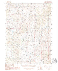 Wagon Springs Nevada Historical topographic map, 1:24000 scale, 7.5 X 7.5 Minute, Year 1986