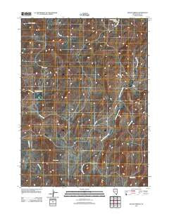 Wagon Springs Nevada Historical topographic map, 1:24000 scale, 7.5 X 7.5 Minute, Year 2012