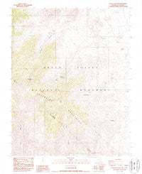 Wahguyhe Peak Nevada Historical topographic map, 1:24000 scale, 7.5 X 7.5 Minute, Year 1987