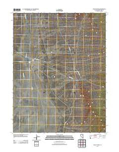 Waldy Pond Nevada Historical topographic map, 1:24000 scale, 7.5 X 7.5 Minute, Year 2012