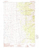 Walker Canyon Nevada Historical topographic map, 1:24000 scale, 7.5 X 7.5 Minute, Year 1985