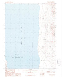 Walker Lake Nevada Historical topographic map, 1:24000 scale, 7.5 X 7.5 Minute, Year 1987