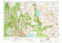 Walker Lake Nevada Historical topographic map, 1:250000 scale, 1 X 2 Degree, Year 1957