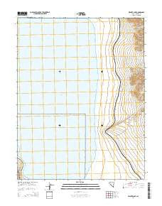 Walker Lake Nevada Current topographic map, 1:24000 scale, 7.5 X 7.5 Minute, Year 2014