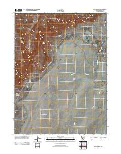 Wall Spring Nevada Historical topographic map, 1:24000 scale, 7.5 X 7.5 Minute, Year 2011