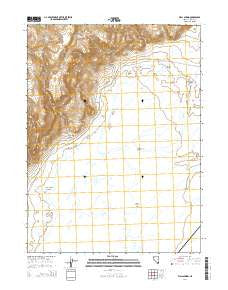 Wall Spring Nevada Current topographic map, 1:24000 scale, 7.5 X 7.5 Minute, Year 2014