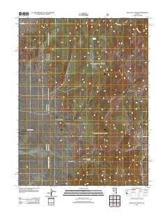 Wallace Canyon Nevada Historical topographic map, 1:24000 scale, 7.5 X 7.5 Minute, Year 2012
