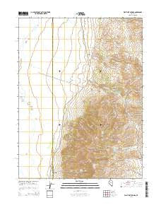 Walti Hot Springs Nevada Current topographic map, 1:24000 scale, 7.5 X 7.5 Minute, Year 2014