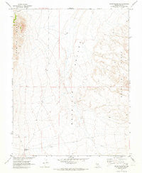 Warm Springs SE Nevada Historical topographic map, 1:24000 scale, 7.5 X 7.5 Minute, Year 1968