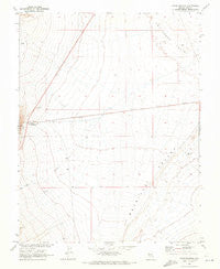 Warm Springs Nevada Historical topographic map, 1:24000 scale, 7.5 X 7.5 Minute, Year 1968