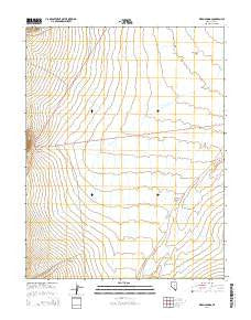 Warm Springs Nevada Current topographic map, 1:24000 scale, 7.5 X 7.5 Minute, Year 2014