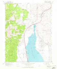 Washoe City Nevada Historical topographic map, 1:24000 scale, 7.5 X 7.5 Minute, Year 1968