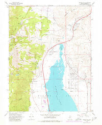Washoe City Nevada Historical topographic map, 1:24000 scale, 7.5 X 7.5 Minute, Year 1968