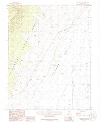 Water Gap NW Nevada Historical topographic map, 1:24000 scale, 7.5 X 7.5 Minute, Year 1985