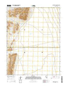 Water Gap East Nevada Current topographic map, 1:24000 scale, 7.5 X 7.5 Minute, Year 2014