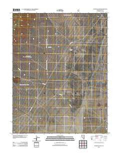 Water Gap NW Nevada Historical topographic map, 1:24000 scale, 7.5 X 7.5 Minute, Year 2012