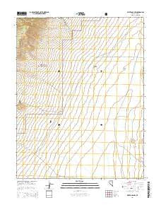 Water Gap NW Nevada Current topographic map, 1:24000 scale, 7.5 X 7.5 Minute, Year 2014