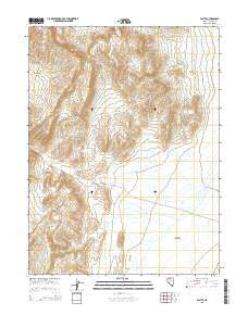 Watts Nevada Current topographic map, 1:24000 scale, 7.5 X 7.5 Minute, Year 2015
