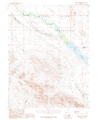 Weber Reservoir Nevada Historical topographic map, 1:24000 scale, 7.5 X 7.5 Minute, Year 1987