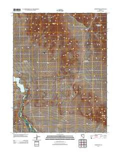 Weber Dam Nevada Historical topographic map, 1:24000 scale, 7.5 X 7.5 Minute, Year 2011