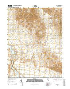 Weber Dam Nevada Current topographic map, 1:24000 scale, 7.5 X 7.5 Minute, Year 2015
