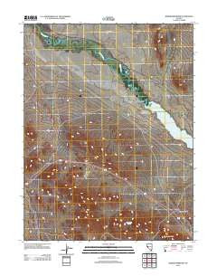 Weber Reservoir Nevada Historical topographic map, 1:24000 scale, 7.5 X 7.5 Minute, Year 2011