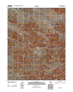 Weepah Nevada Historical topographic map, 1:24000 scale, 7.5 X 7.5 Minute, Year 2011