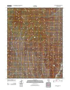 Weepah Spring Nevada Historical topographic map, 1:24000 scale, 7.5 X 7.5 Minute, Year 2012