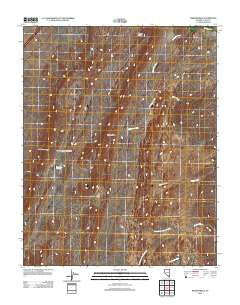 Weiser Ridge Nevada Historical topographic map, 1:24000 scale, 7.5 X 7.5 Minute, Year 2012