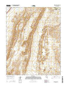 Weiser Ridge Nevada Current topographic map, 1:24000 scale, 7.5 X 7.5 Minute, Year 2014
