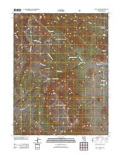 Well Canyon Nevada Historical topographic map, 1:24000 scale, 7.5 X 7.5 Minute, Year 2012